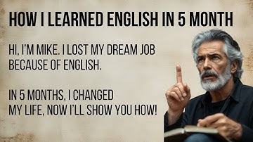 How I Learned English in 5 Months || My Powerful Story 🔥 || Graded Reader || Improve Your English ✅