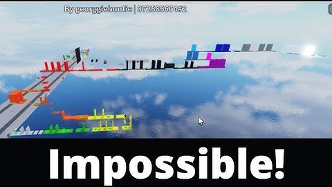 Difficulty chart obby but in obby creator! (Impossible)