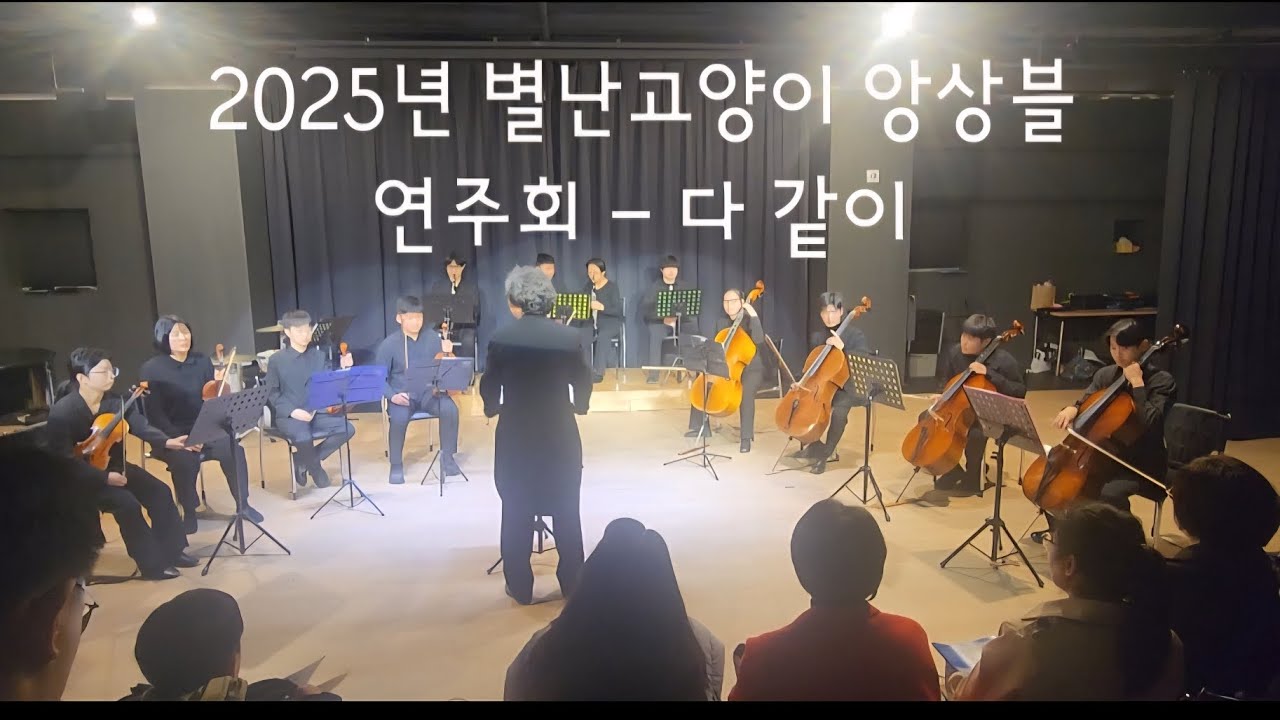 2025년 별난고양이꿈밭  앙상블 연주회 -  합주 