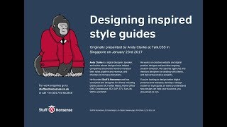 Designing Inspired Style Guides