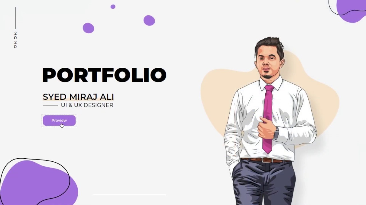 UI UX Portfolio (Interactive Portfolio Design) - YouTube