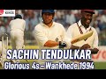 Sachin Tendulkar Glourious 4️⃣s in Mohali | Westindies Tour Of India 1994