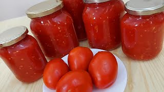 طريقة مونة الطماطم (اابندورة) الحفاظ على الطماطم سنة كاملة