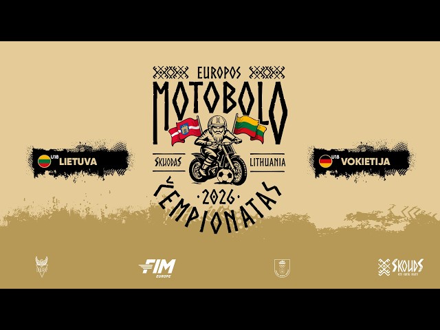 Europos motobolo čempionatas: Lietuva - Vokietija (U18)