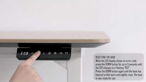 MAIDESITE [RESETTING THE BASE Video Suitable for all Standing Desk Frame Products)