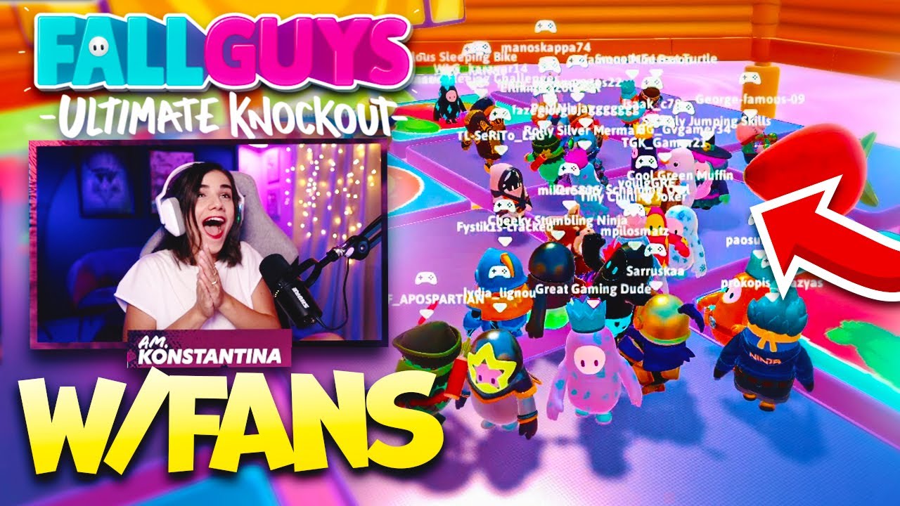 Η ΚΩΝΣΤΑΝΤΙΝΑ ΠΑΙΖΕΙ ΜΑΖΙ ΣΑΣ FALL GUYS ΣΕ CUSTOM SHOWS