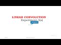Linear Convolution