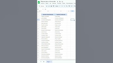 Google Sheet | EP 3 - Corregir Mayúsculas 💻 #reels #excel #tips #trending #google #educación