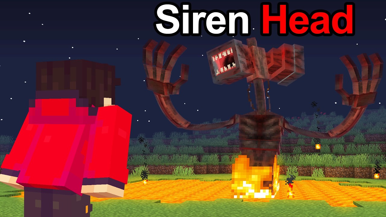 We Trapped Siren Head in Minecraft..
