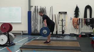 Barbell Double Romanian Deadlift (Iso Hold)