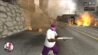 GTA SA V1.0 - Ballas Mod V2 (Full Version - Fixed) Gang War 19