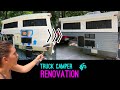 Color Change! We're Painting The Camper // Tacoma Truck Camper Reno #5
