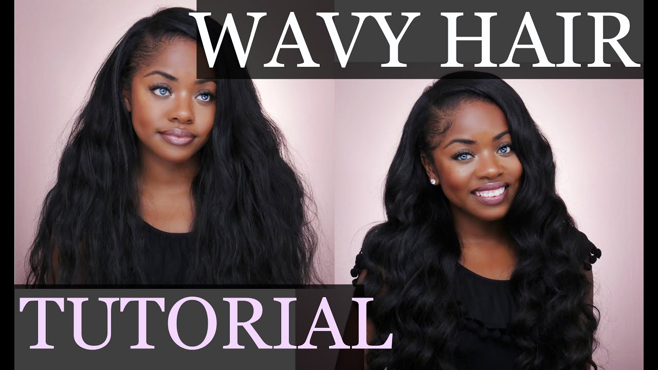 WAVY Hair Tutorial | ExoticHairBabes - YouTube