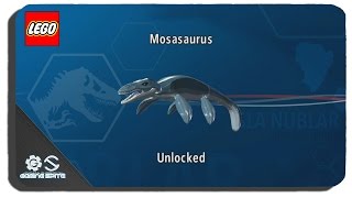 Lego Jurassic World - How To Unlock Mosasaurus Dinosaur Character Location