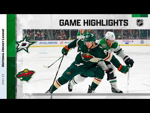 Stars @ Wild 11/18/21 | NHL Highlights
