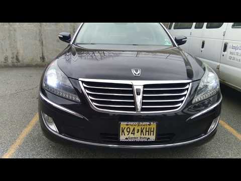 Hyundai Equus US headlights