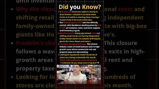 Did You Know? Harpeth True Value in Franklin is Shutting Down! #retail #news