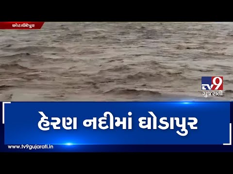 Heran river overflowing following heavy rainfall in Chhota Udepur| TV9GujaratiNews