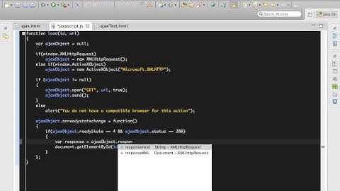 AJAX Tutorial - P6 - Split Response Text