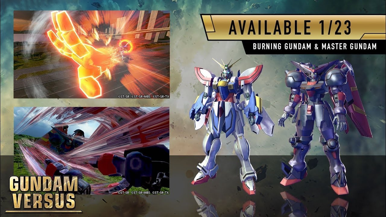 Gundam, Gundam Versus, Bandai, G Gundam, Burning Gundam, Master Gundam, p.....