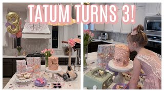 TATUMS 3RD BIRTHDAY VLOG | Tara Henderson