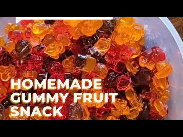 Homemade Fruit Snack Gummy Bears - Mighty Mrs