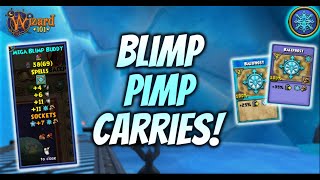 Wizard101: Max Ice PvP (150) Blimp Pimp Carries!