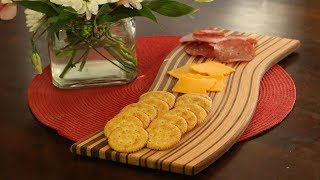 Detailed Curved Wooden Cutting Board Using Bent Lamination Details
