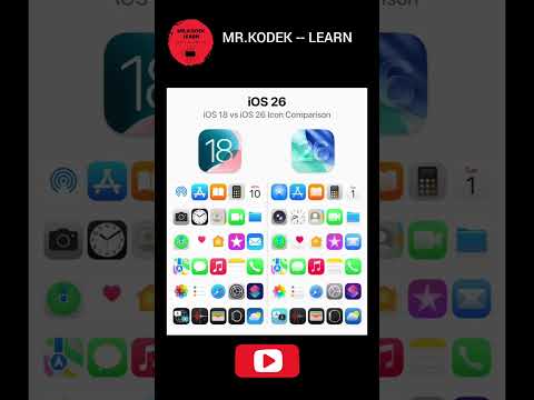 Big Apple IOS Icons Changes From IOS 18 To IOS 26 Iphoneupdates 