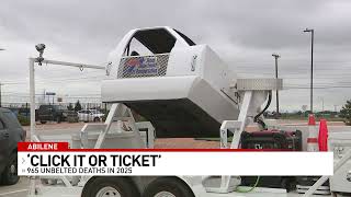 Texas launches annual 'Click It or Ticket' push, citing 965 unbelted deaths in 2025