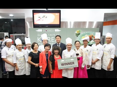 GLOBAL TASTE OF KOREA CONTEST 2015 "การแข่งขันทำอาหารเกาหลีชิงแชมป์โลก"