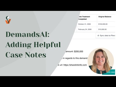 DemandsAI: Adding Helpful Case Notes