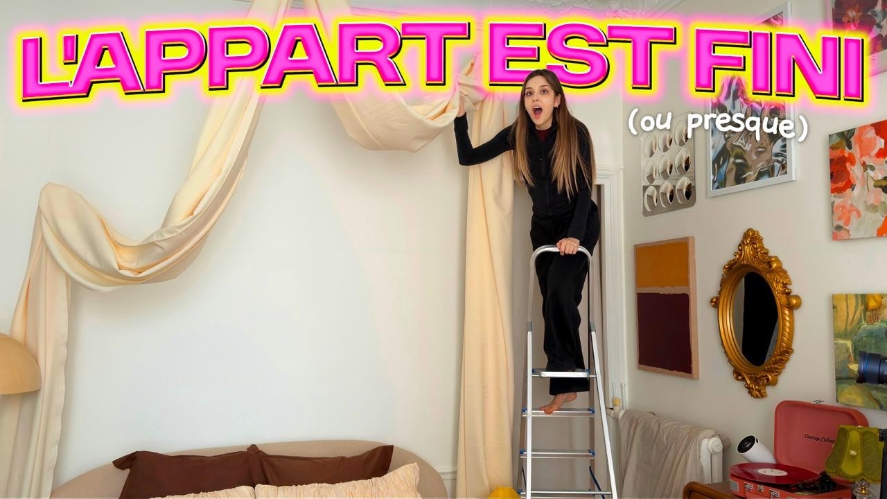 APRÈS PLUS D'1AN J'AI ENFIN FINI MON APPART PARISIEN !! épisode 172