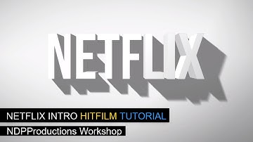 How to make the NETFLIX intro | Hitfilm Tutorial