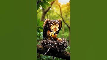 EAGLE 🦅 #eagle #eggs #animation #video #viralshort #eaglevideo #eggofeagle