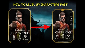 MK:Mobile  How To Level Up Characters Cards Easily|Beginner Tutorials