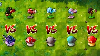 PVZ Fusion 3.0 Challenge - What if Team Shroom vs Gatling Fusion Plants - Who Will Win?