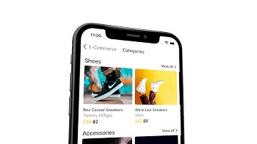 iOS Design Kit, E Commerce   Products 7 screen