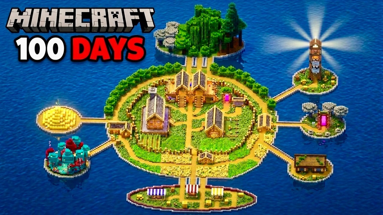 I Built an Ocean Empire after 100 Days Stranded on a Lonely Island