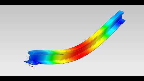 Finite Element Analysis of simply supported beam using NX NASTRAN