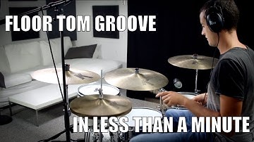 Rudiment based Tom Groove in less than a Minute - Daily Drum Lesson