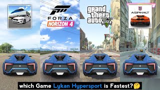 Lykan Hypersport Top Speed in 3D Driving Class, Forza Horizon 4, GTA 5 & Asphalt 9 - Car Games screenshot 3