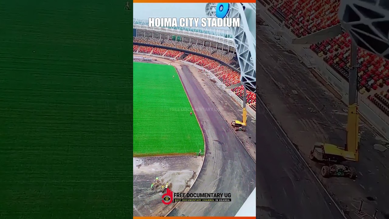 Hoima Stadium Flood Lights installation 