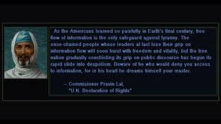 Pravin Lal - Peacekeepers quote - Sid Meier's Alpha Centauri