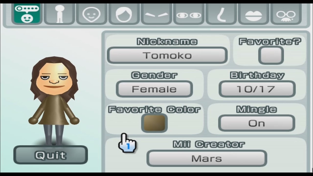 Tomoko - Wii Sports - Mii 1031 - YouTube