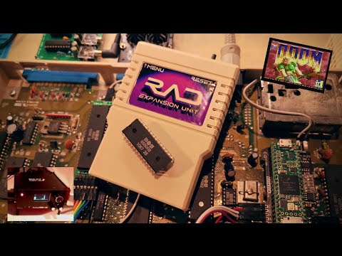 RAD-Doom audio paths on C64 with RAD Expansion Unit: SID, MIDI, DigiMax, SIDKick DAC