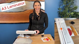Buyounger A3 Laminator 13in Machine with Cutter Sheets