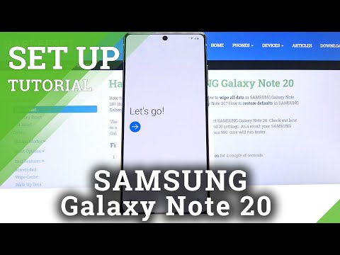 Set Up SAMSUNG Galaxy Note 20 – Activation & Configuration