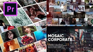 FREE Mosaic Photo Template for Adobe Premiere Pro