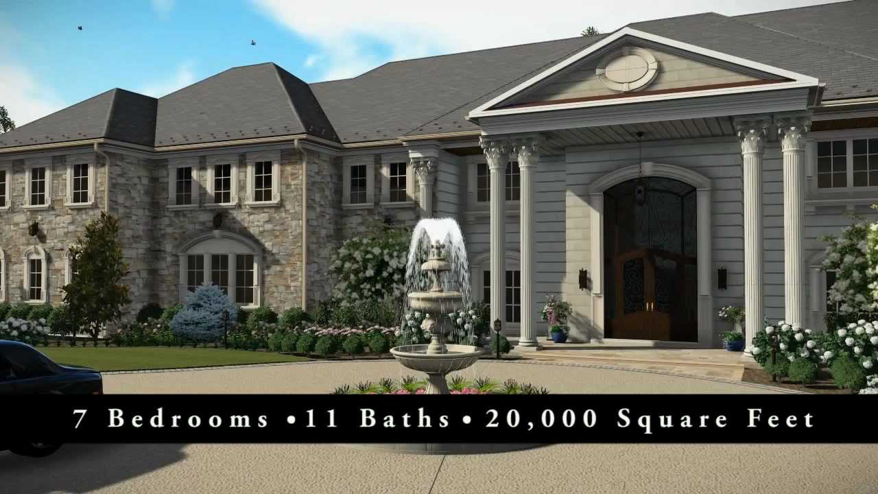 McLean VA Estate Property Landscape Design and Video Animation